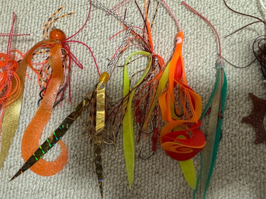 タイラバ27個セット ケース・ネクタイ6本 フック10セット