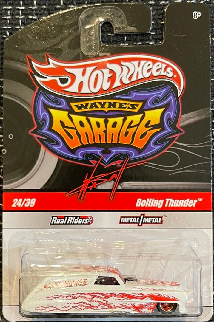 ホットウィール ローリング サンダー ガレージ ホワイト 白