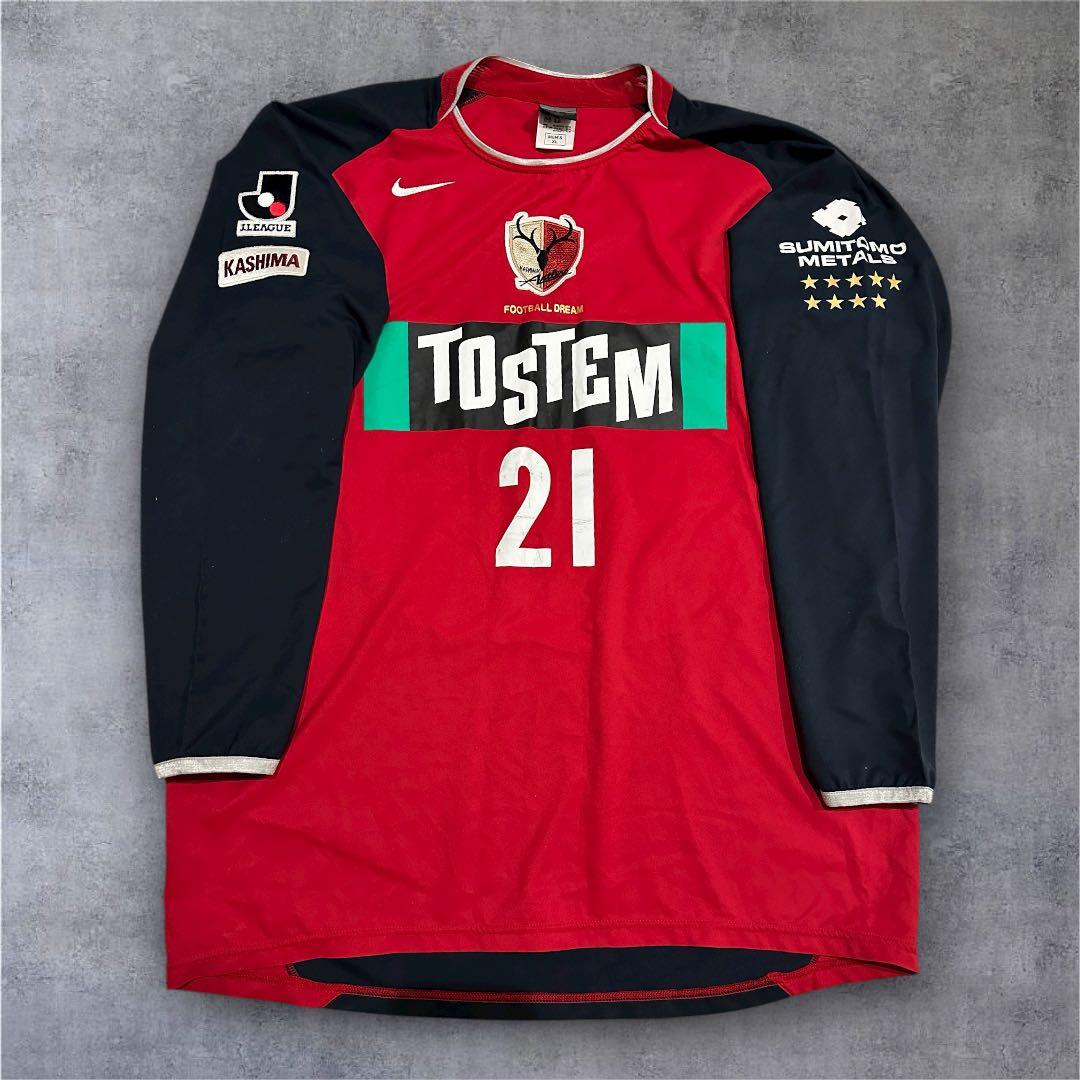 鹿島アントラーズ NIKE 2004-05 ホーム長袖ユニフォーム