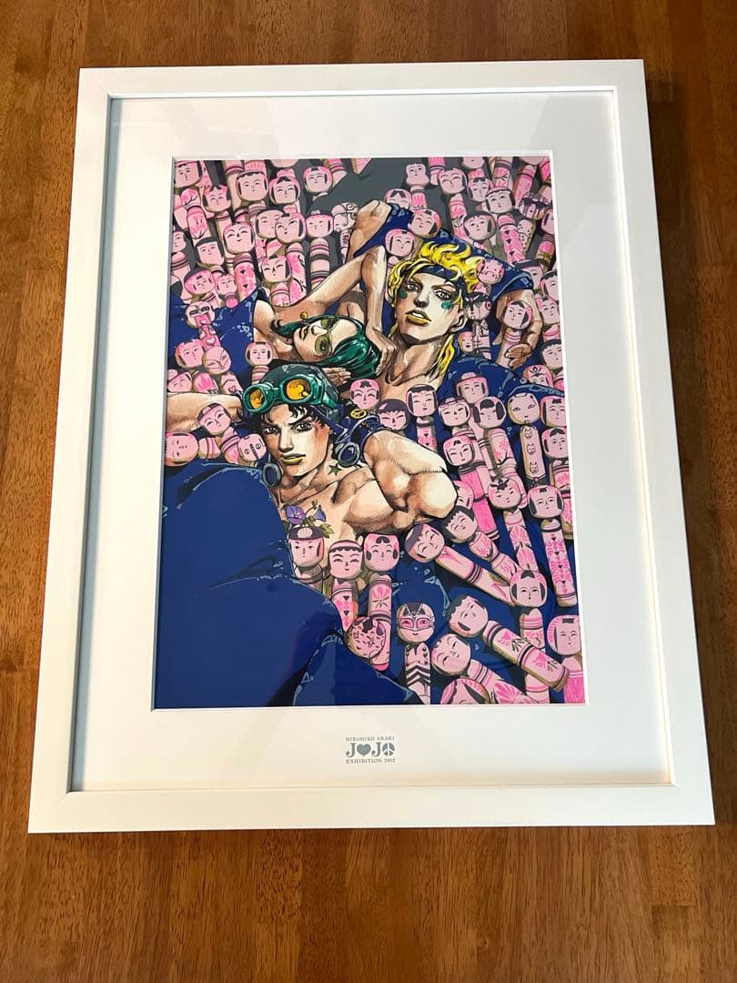 ジョジョ　複製原画　ジョセフ&シーザー＆リサリサ