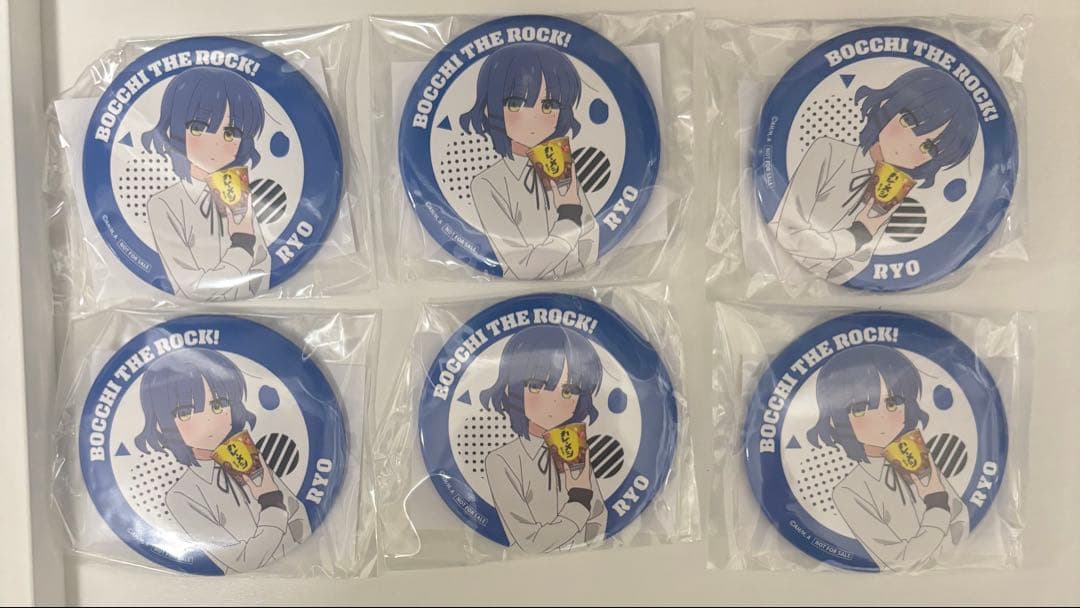 「ぼっち・ざ・ろっく!×日清カレーメシ」限定 缶バッジ 特典 山田リョウ 6点