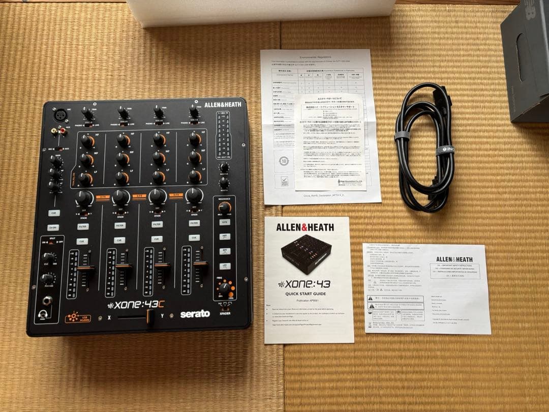 Allen&Heath Xone 43C DJミキサー オーディオ プリアンプ