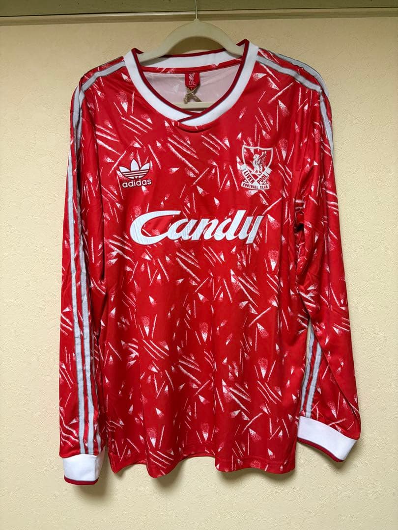 リバプールFC 長袖シャツ 1989/1990 adidas Candy