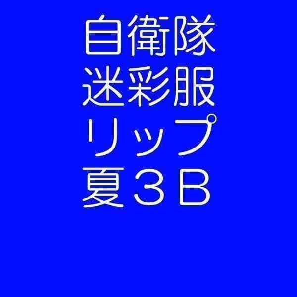 夏３B 陸上自衛隊 リップストップ 迷彩服　　陸自 コンバットシャツの元に