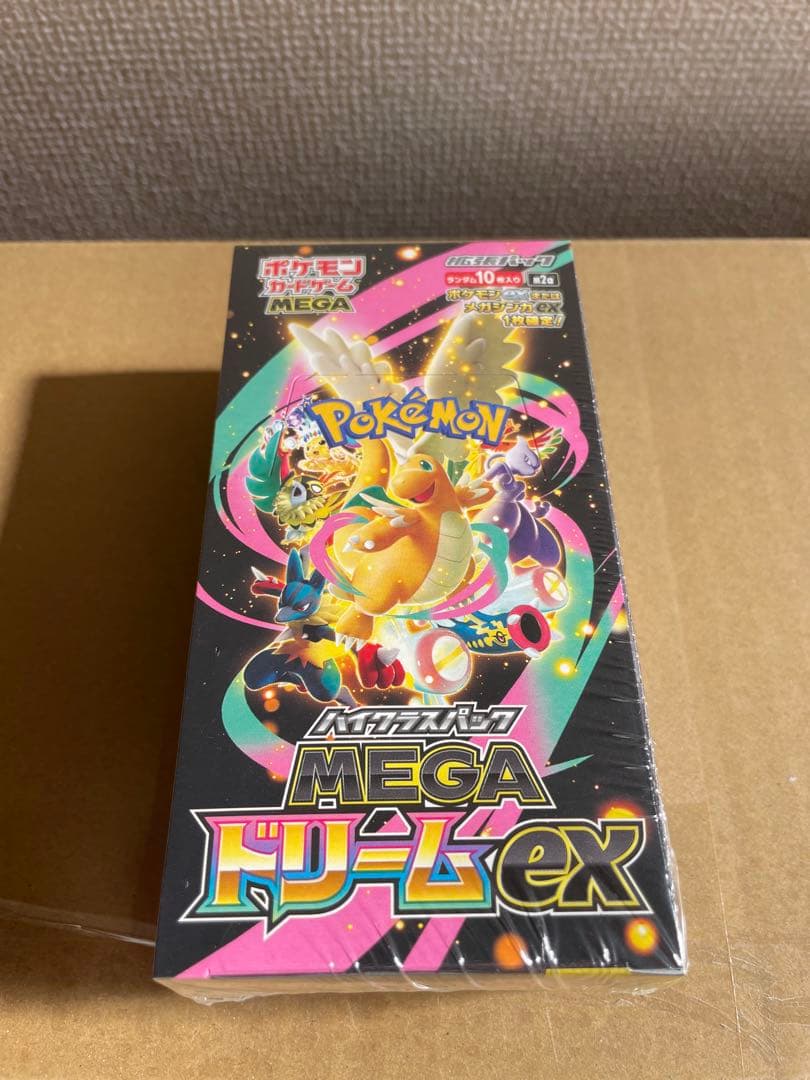 新品未開封 ポケモンカードゲーム MEGAドリームex シュリンク付 1BOX