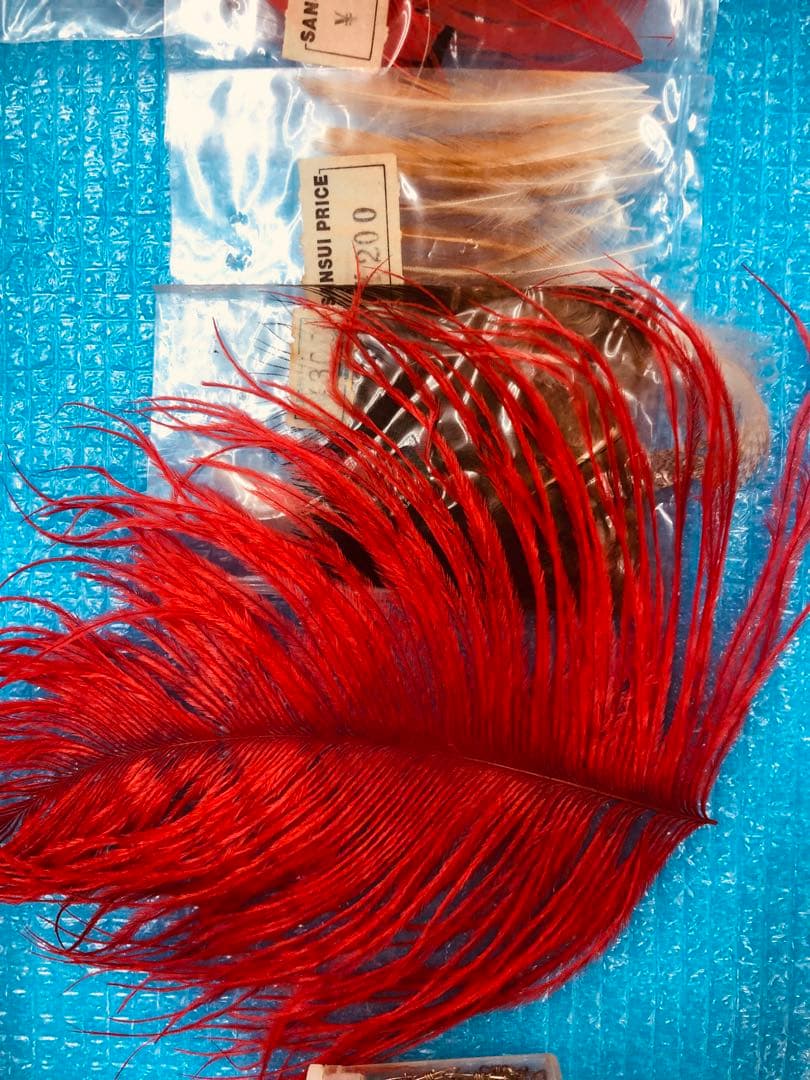 Fly fishing マテリアル 素材 タイイング　針　羽