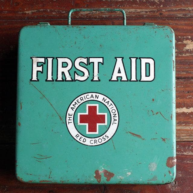 60s FIRST AID ビンテージ 救急箱 アメリカ製