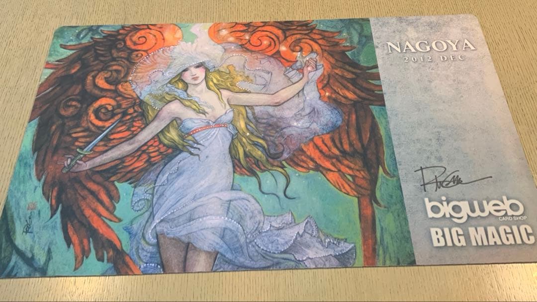 MTG 名古屋エンジェルプレイマット　Rebecca Guay サイン