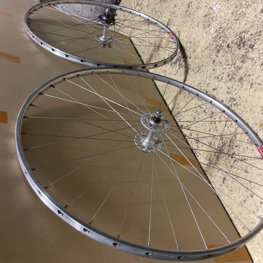 カンパニョーロ　レコード　ピスト用 完組ホイール前後 36本スポーク