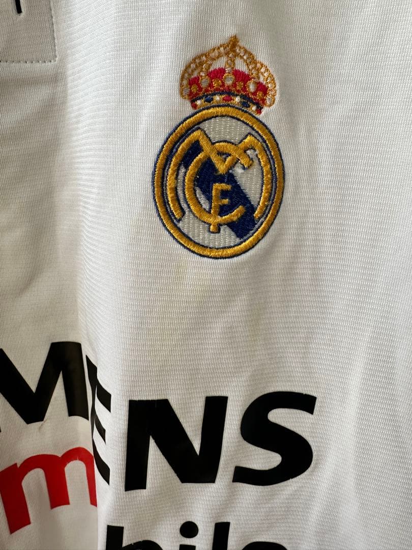 レアルマドリード 2004-2005 CLパッチ付長袖 ホーム ユニフォーム