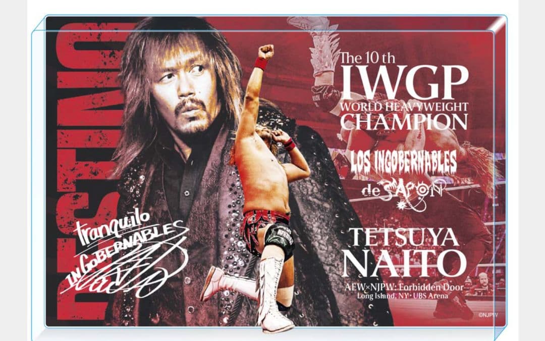 新日本プロレス　内藤哲也　IWGP世界ヘビー級　アクリルブロック