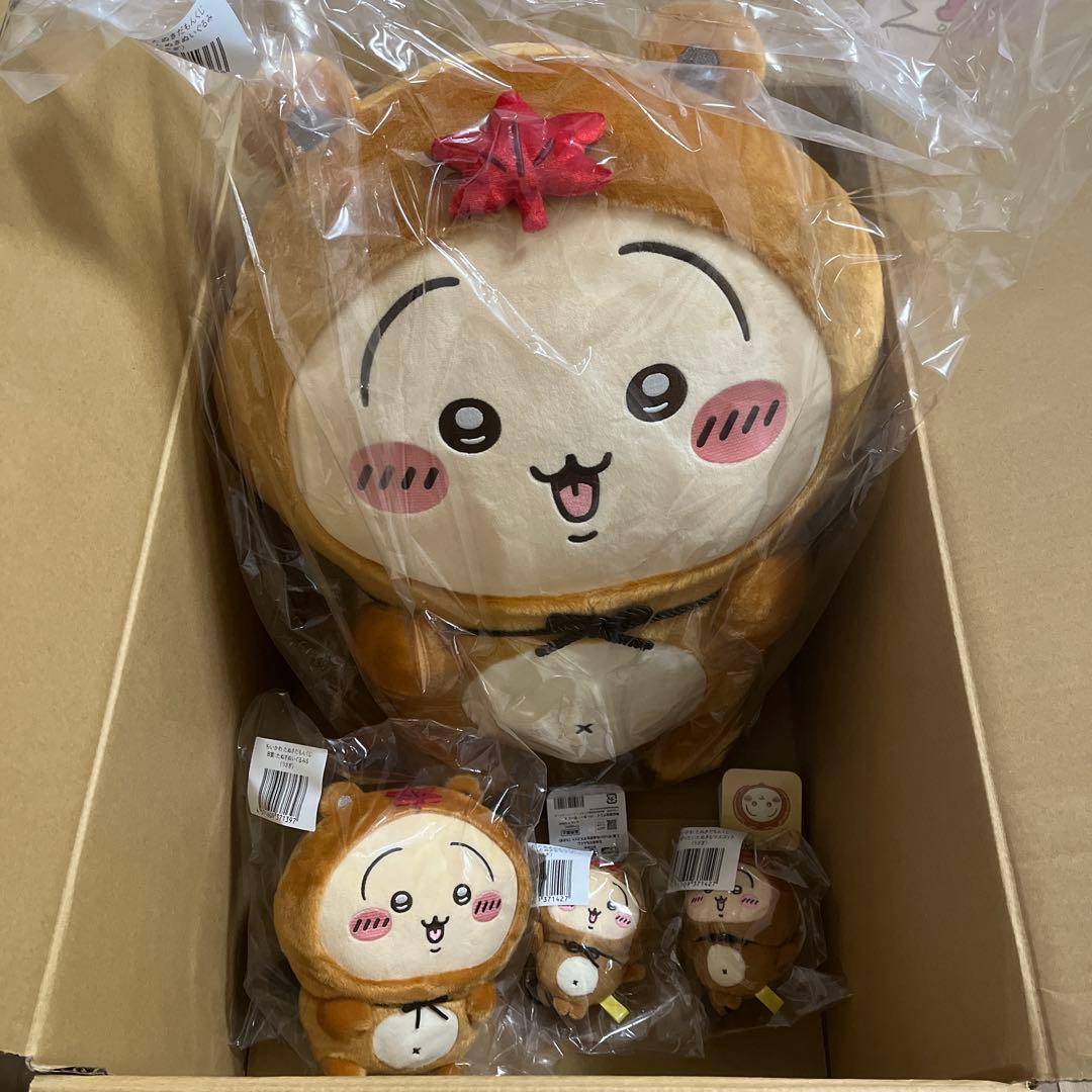 ちいかわ　たぬきだもん　くじ　うさぎ4点セット