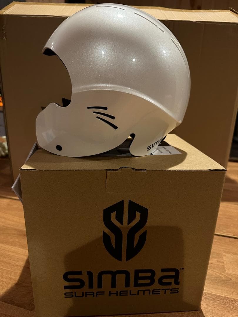 サーフィン・ボディボード Simba surf helmet - White - Size L