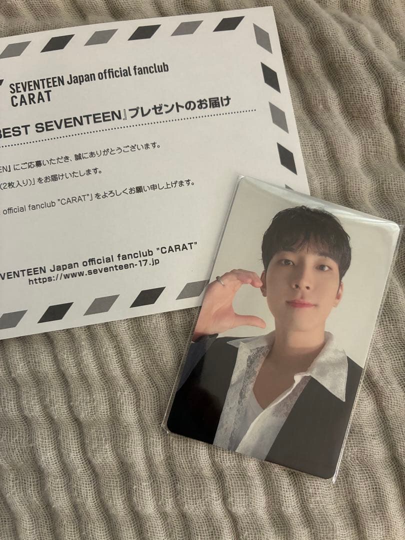 MY BEST SEVENTEEN ウォヌ 2枚セット　WONWOO