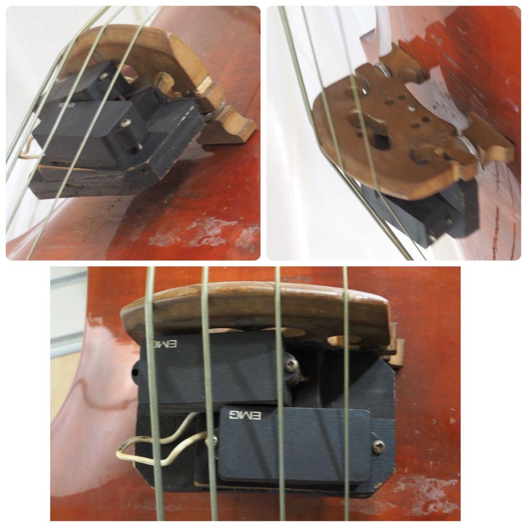 ブランド不明 コントラバス アップライトベース ソフトケース付き