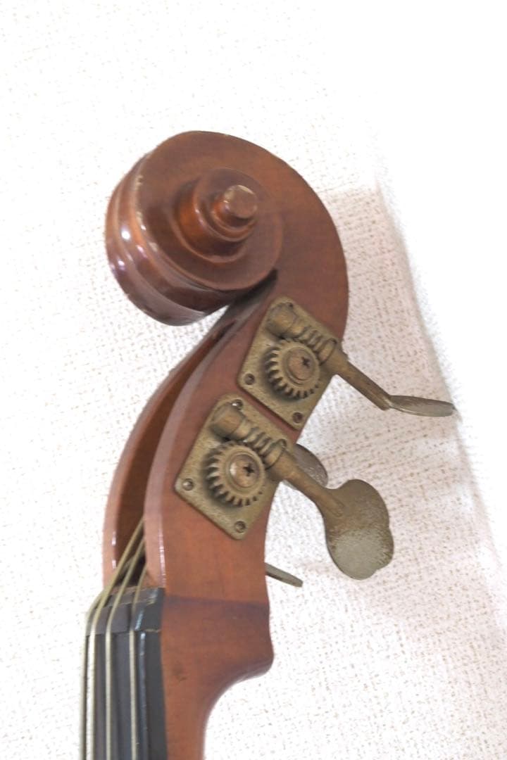 ブランド不明 コントラバス アップライトベース ソフトケース付き