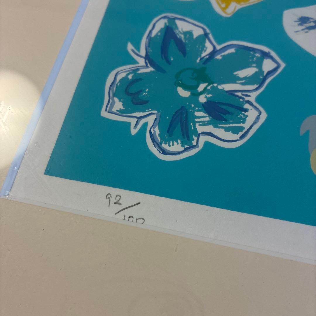 浅野モオム　版画　a floral tale