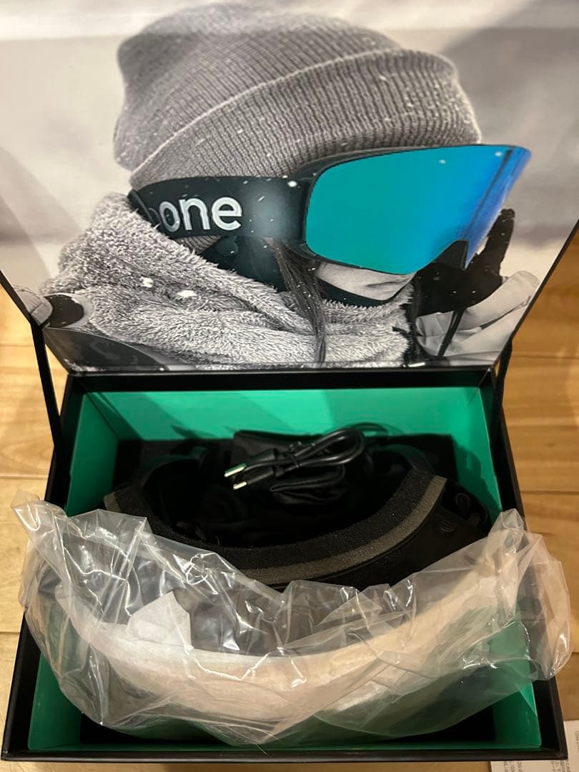 【新品未使用】BONE ビーワン　ゴーグル　マグネットレンズ　Bluetooth
