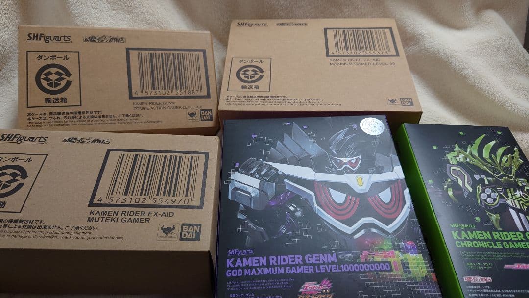 S.H.Figuarts　仮面ライダーエグゼイド　セット売り