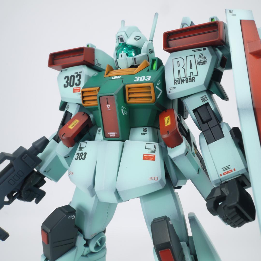 ガンプラ　HG ジムⅢ①　全塗装　完成品