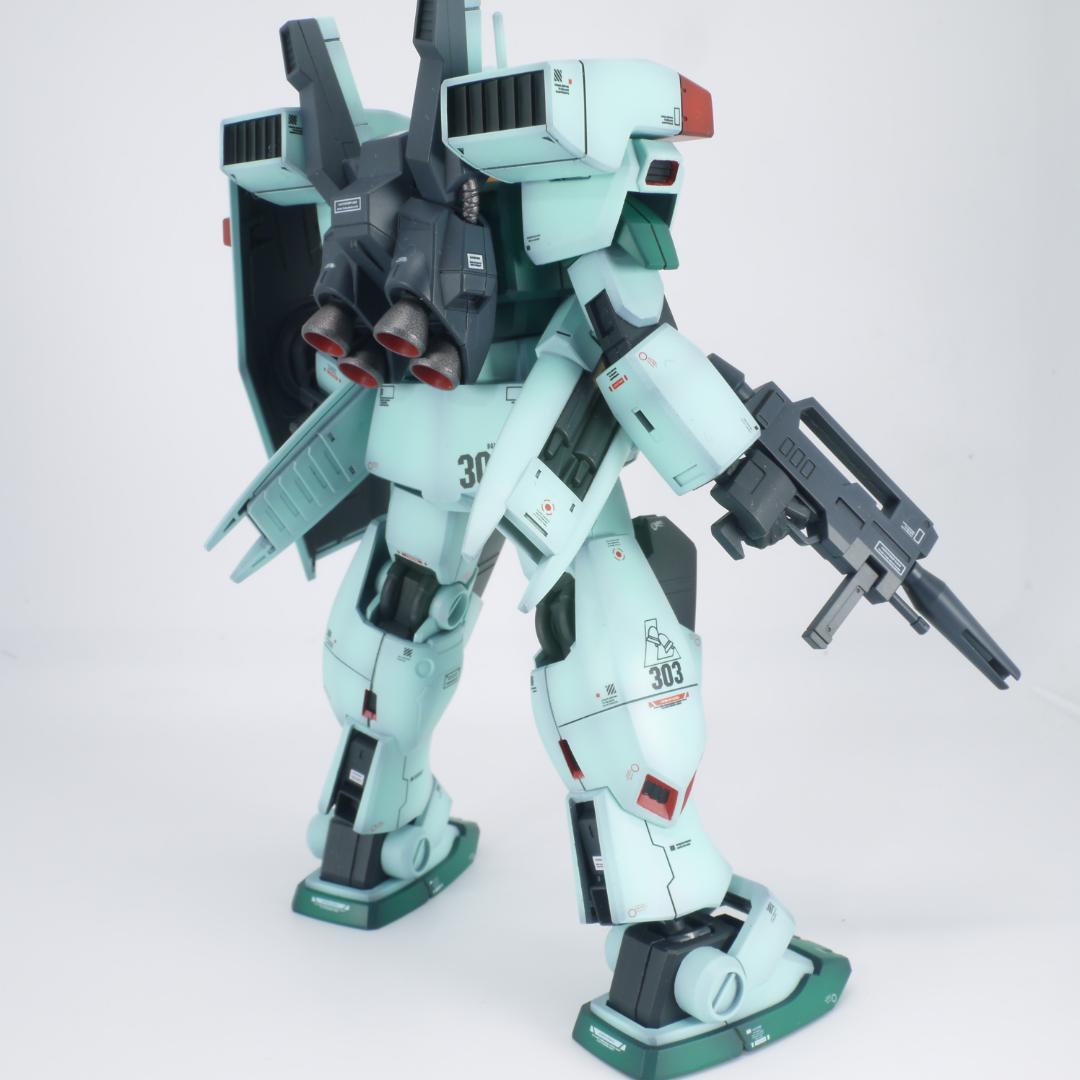 ガンプラ　HG ジムⅢ①　全塗装　完成品