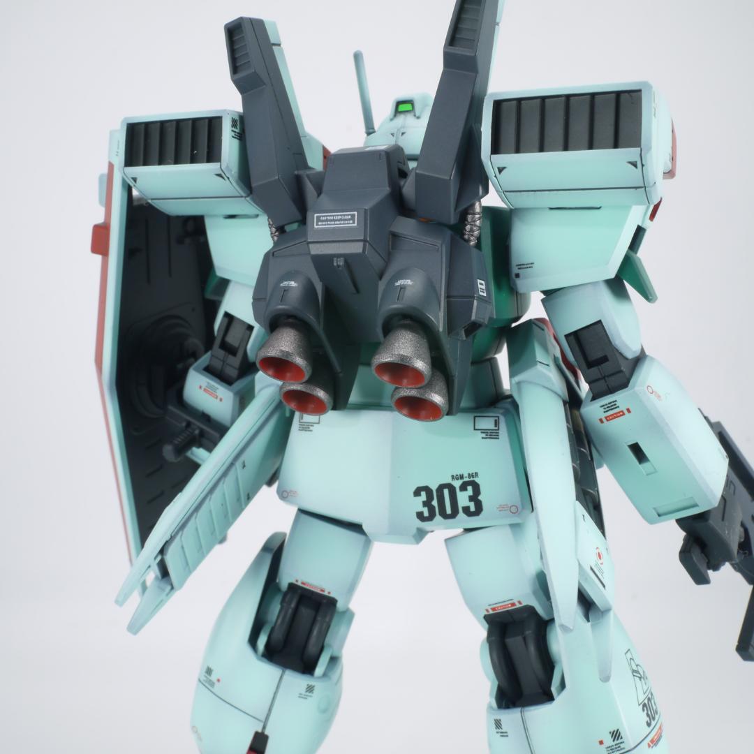 ガンプラ　HG ジムⅢ①　全塗装　完成品