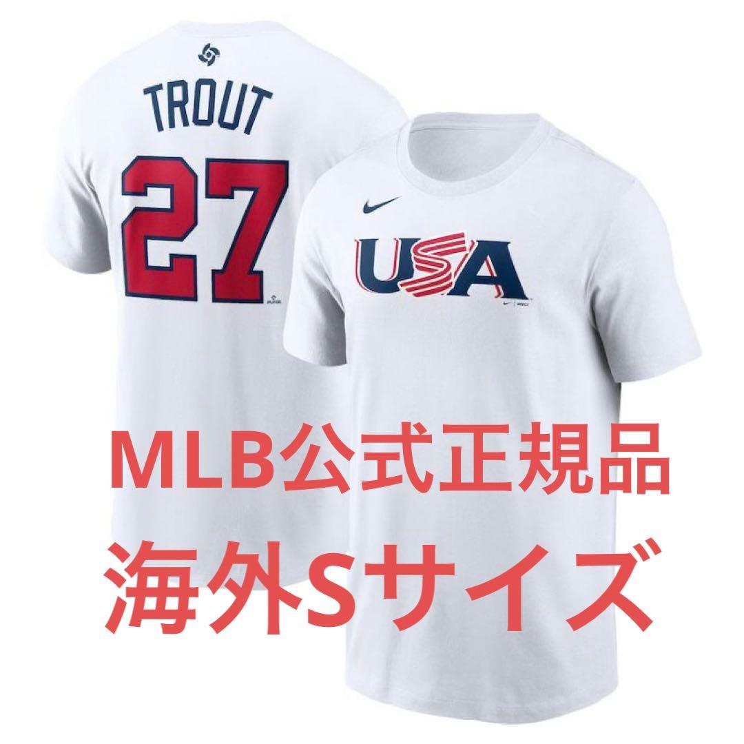 WBC 2023 アメリカ代表 マイクトラウトTシャツ S
