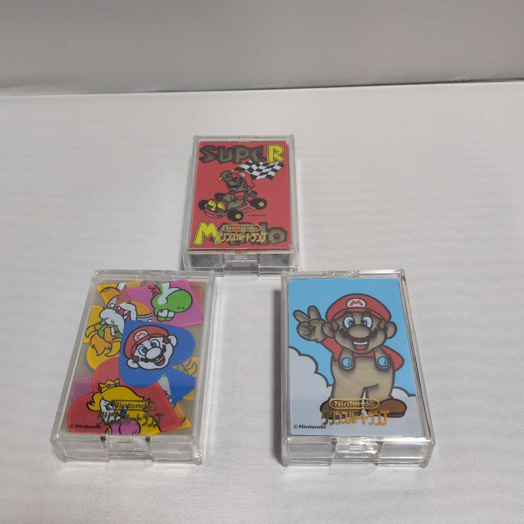 Nintendo マリオ クリンスルー トランプ 3点セット 未使用