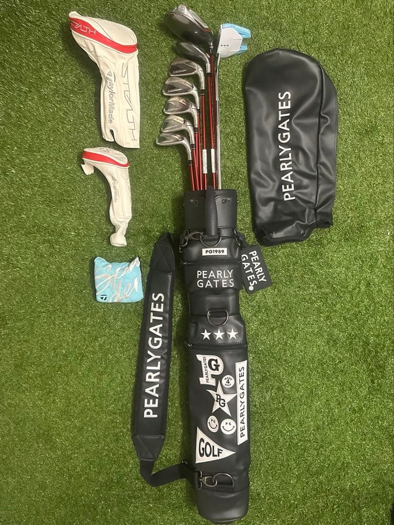 【新品未使用】テーラーメイド レディースゴルフセット / パーリーゲイツ バッグ