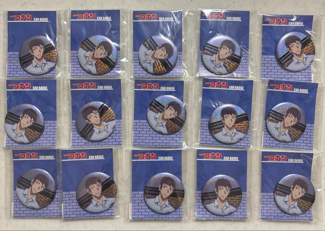 名探偵コナン 諸伏景光 ホログラム缶バッジ まとめ売り 警察学校