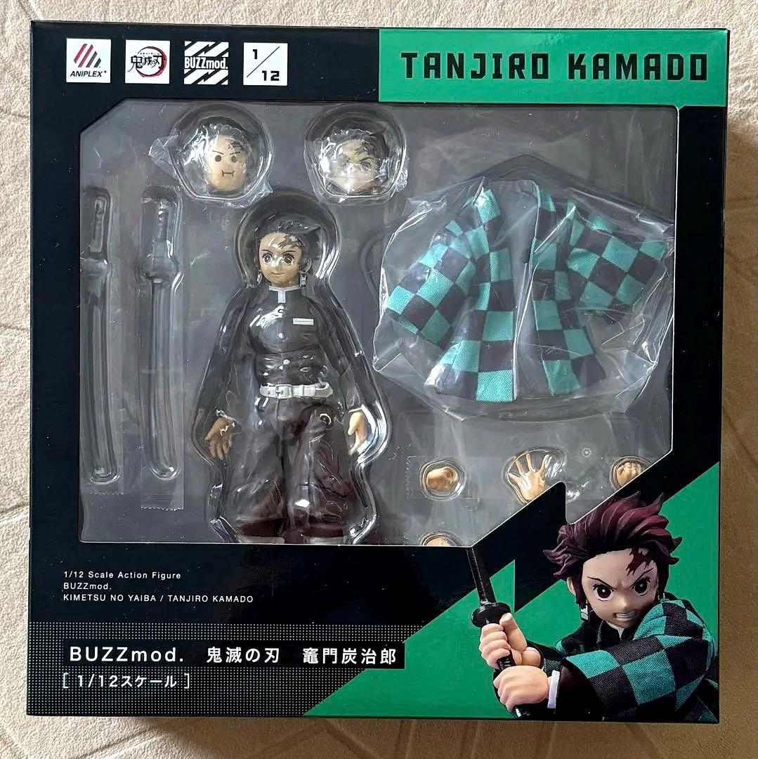 【開封品】BUZZmod.(バズモッド) 竈門炭治郎1/12フィギュア　欠品無し