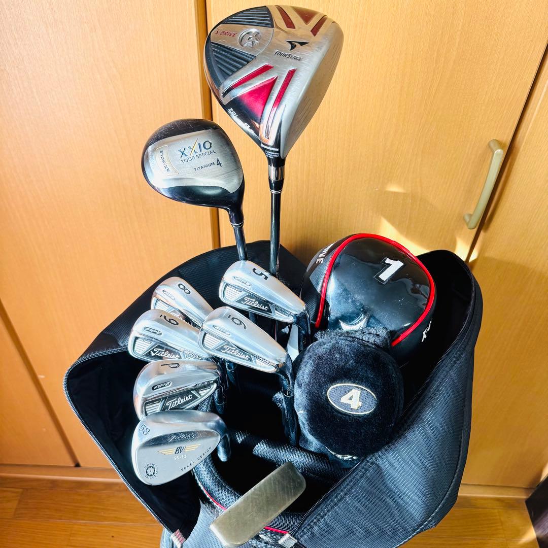 【豪華セット】タイトリスト　AP2 710 メンズゴルフ　9本セット　右　S