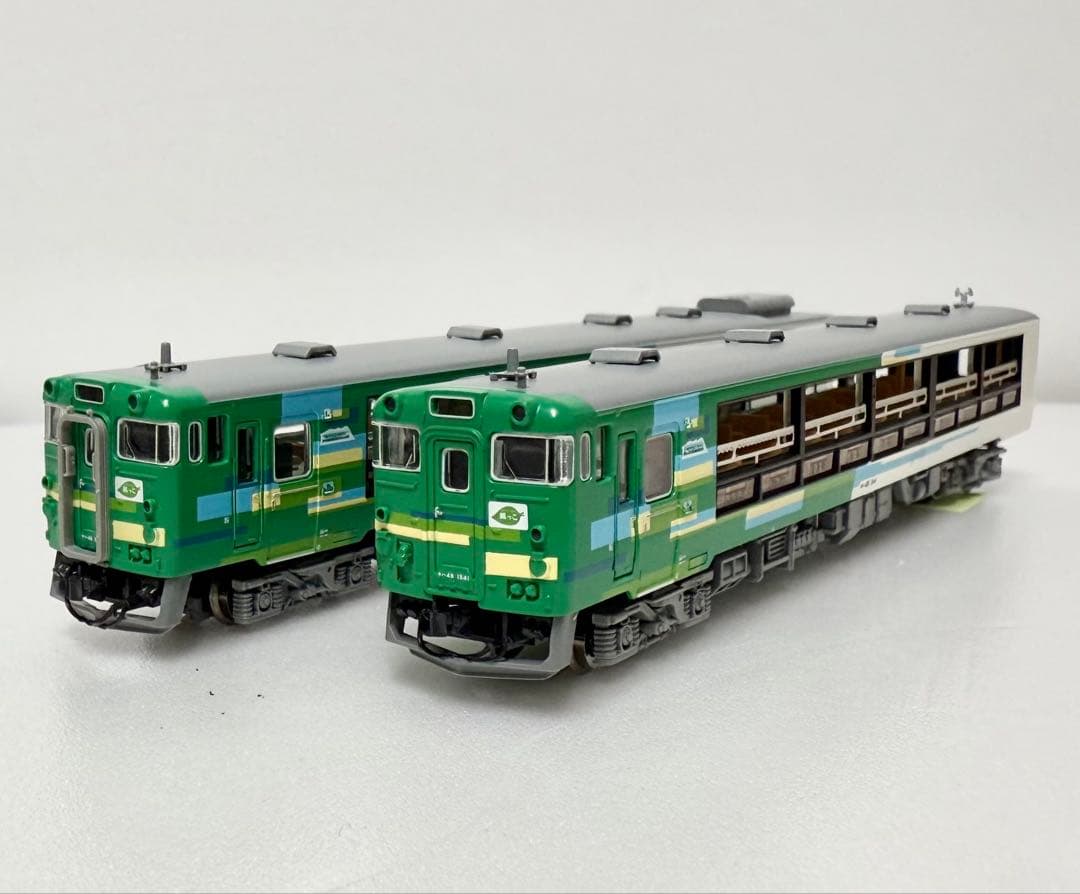 Nゲージ　キハ48 びゅうコースター風っこ 2両セット