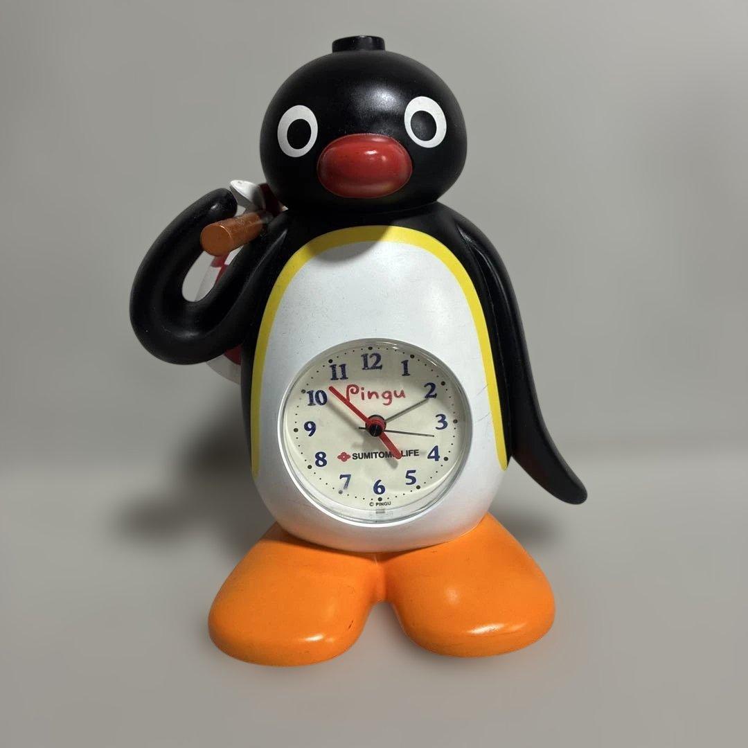 ピングー Pingu おしゃべり目覚まし時計　住友生命レアノベルティ動作確認済み