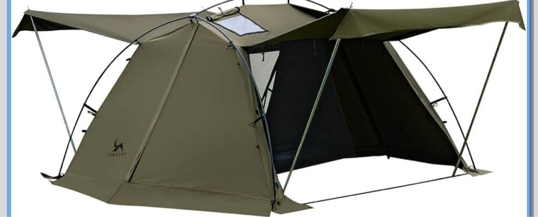 TOMOUNT パップテントTC ソロテント シェルター ポリコットン キャンプ