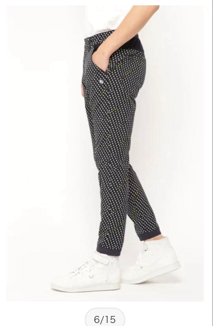 PEARLY GATES ストレッチダイヤドビードッ パンツ