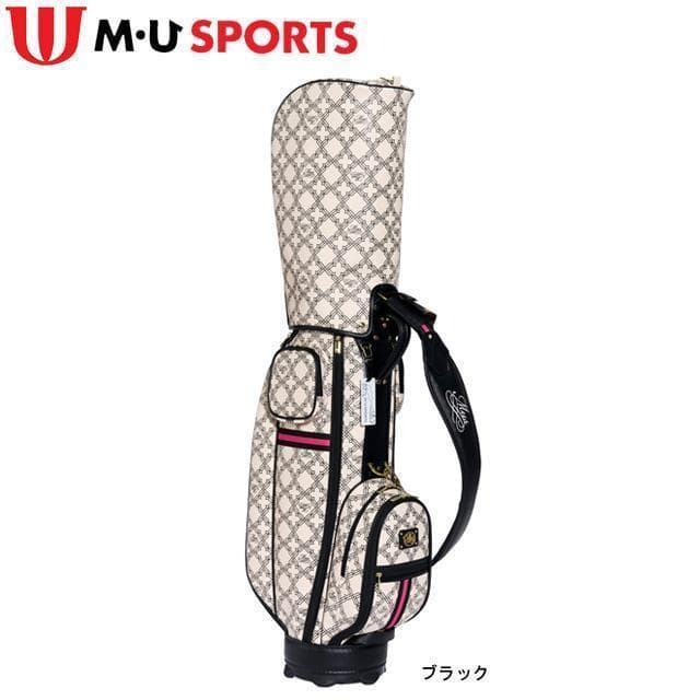 新品 MUスポーツ モノグラムプリント キャディバッグ 8.5型