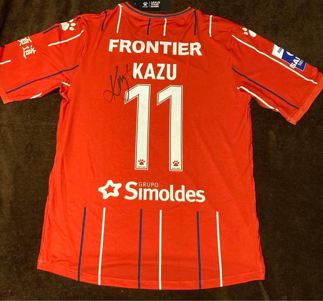 サイン入り オリヴェイレンセ 三浦知良 新品紙タグ付き ユニフォーム ユニ カズ