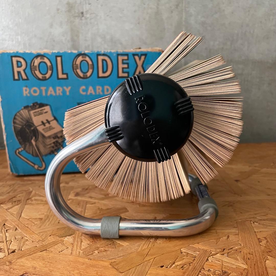 60s 70s VINTAGE ROLODEX NO.5024X アルミフレーム