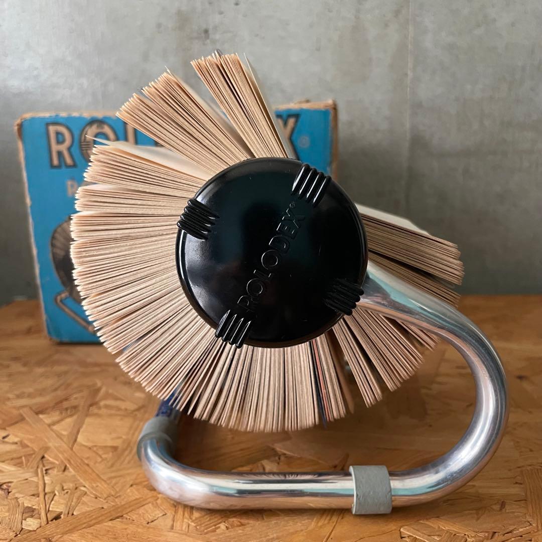 60s 70s VINTAGE ROLODEX NO.5024X アルミフレーム