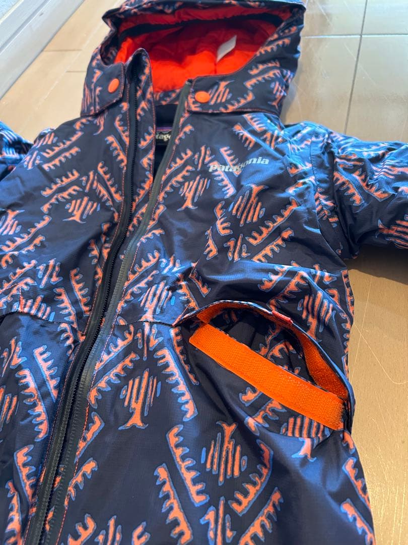 美品　patagonia ベビースノーパイルワンピース　つなぎ　オールインワン