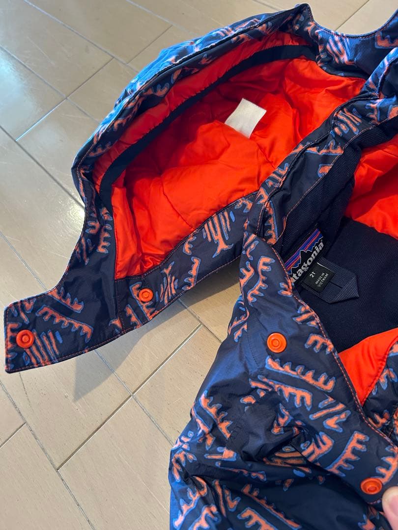 美品　patagonia ベビースノーパイルワンピース　つなぎ　オールインワン