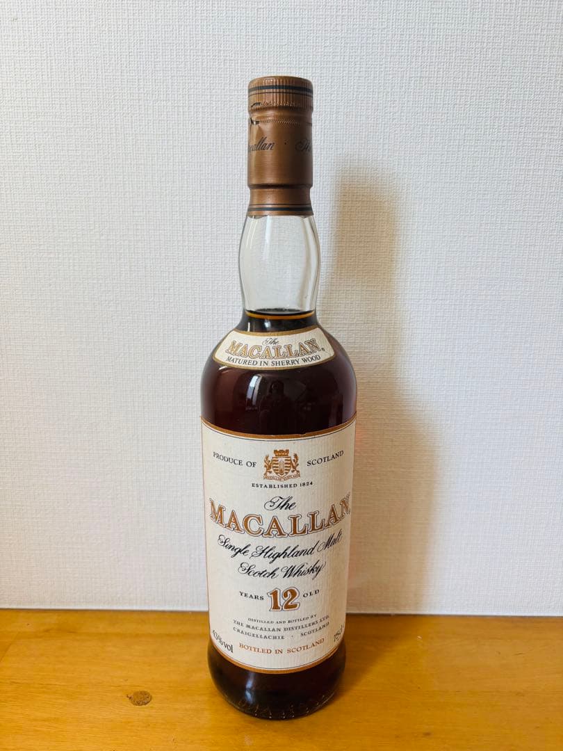 マッカラン12年 旧ボトル マチュアード イン シェリーウッド 未開栓