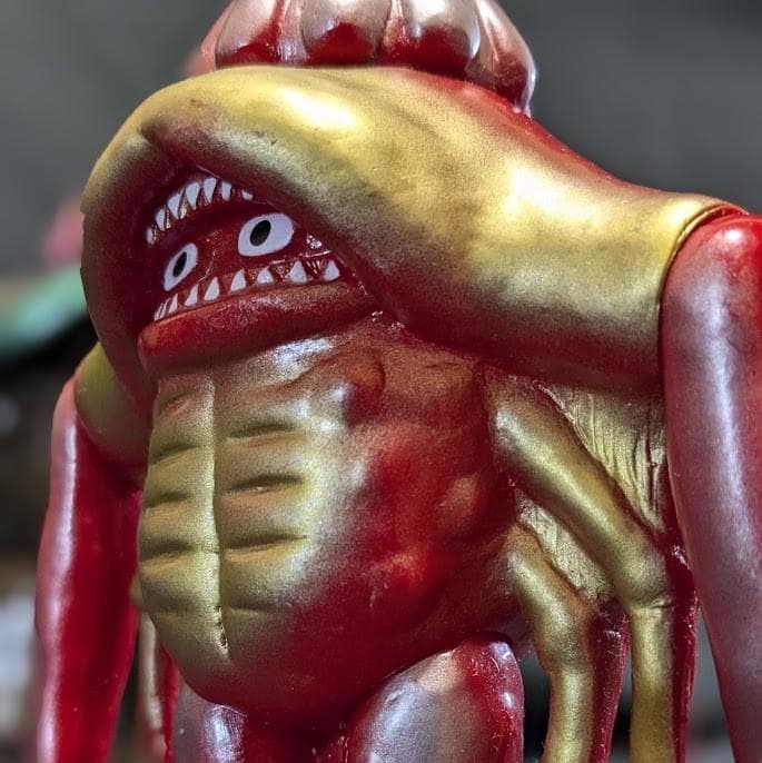 キュドラ「キャプテンウルトラ」登場怪獣（マーミット）ソフビフィギュア２体セット