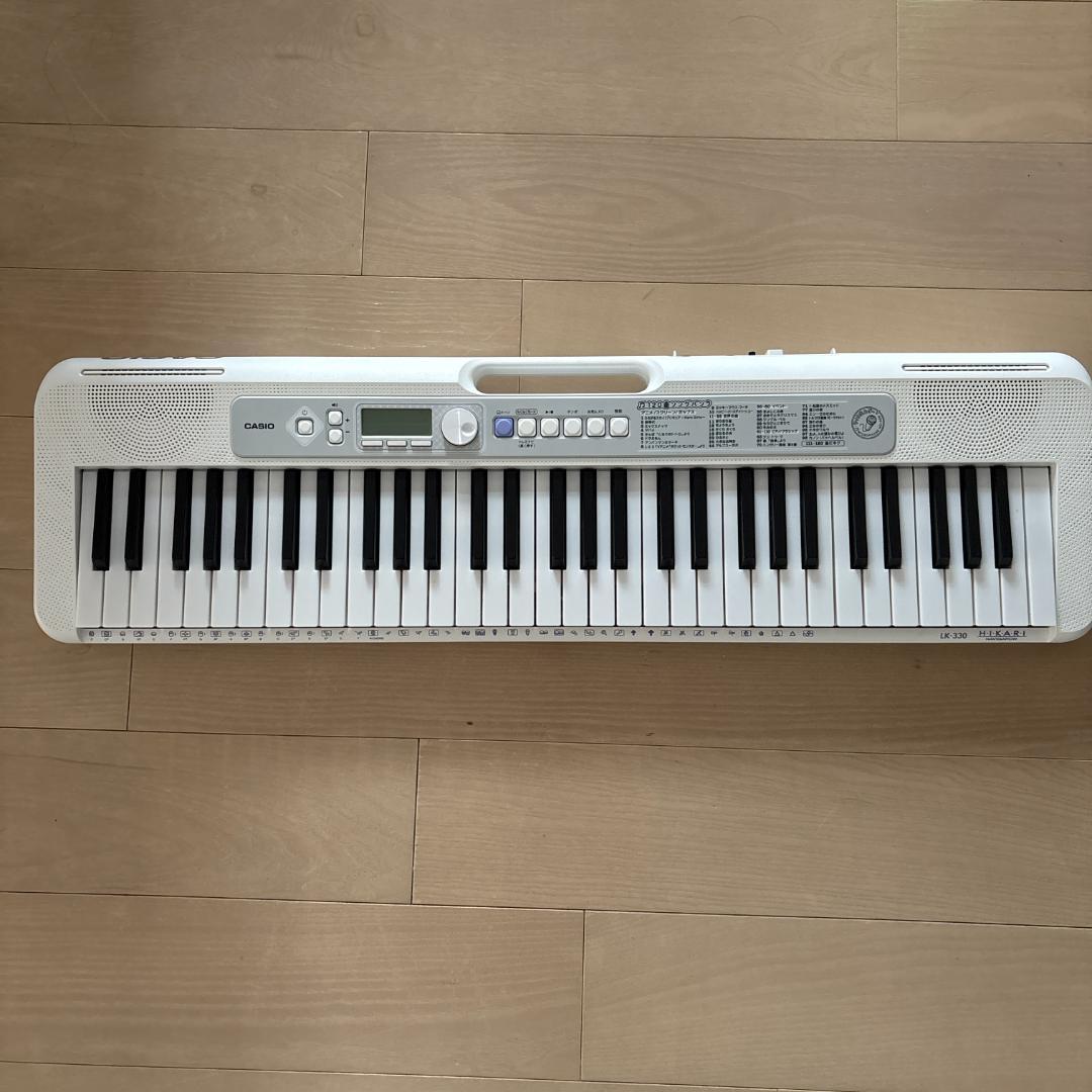 CASIO LK-330 光ナビゲーションキーボード 61鍵盤