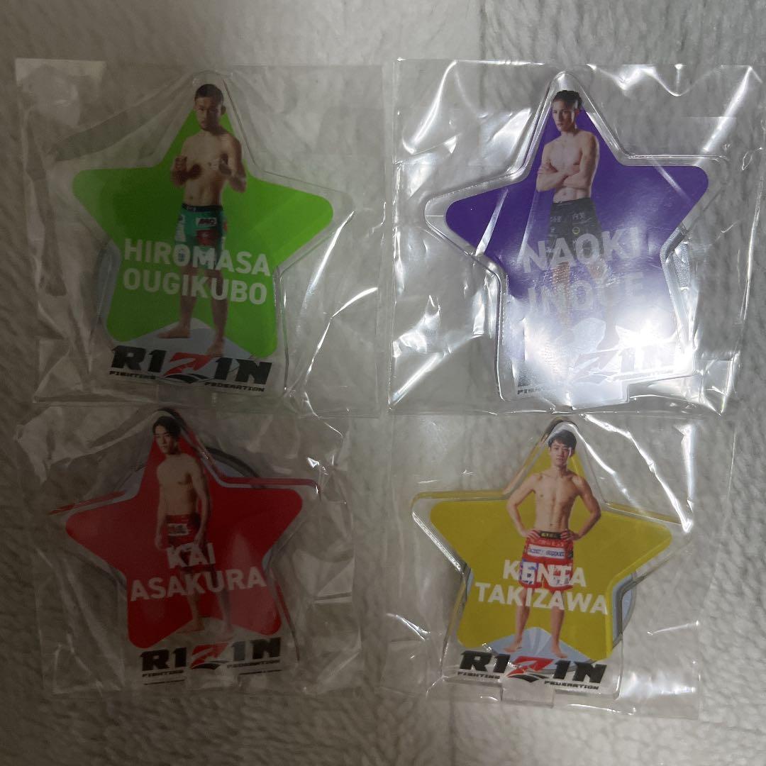 RIZIN会場限定アクリルスタンドガチャRIZINバンタム級GPベスト4 セット