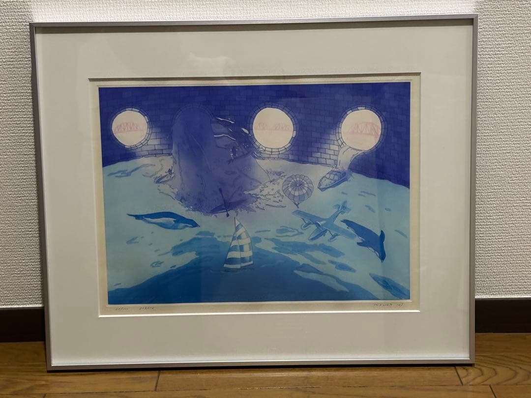 小浦昇 銅版画 「DORAIN」25/100