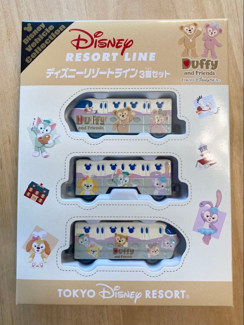 ダッフィーアンドフレンズ　ディズニー リゾートライン 3両セット　おまけ付き