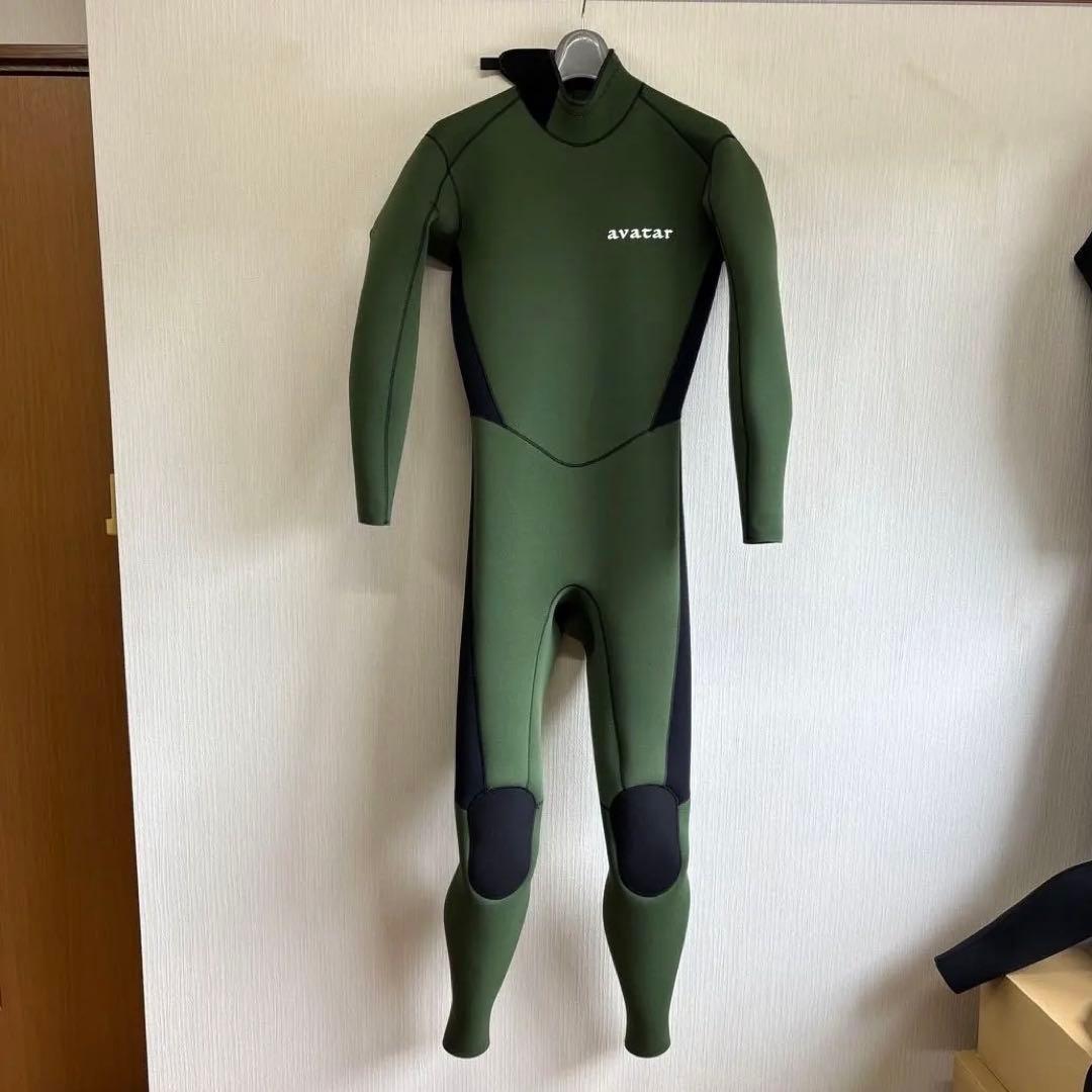 avatarウエットスーツ　　　　 2ミリフルスーツ　オリーブ色 MLサイズ
