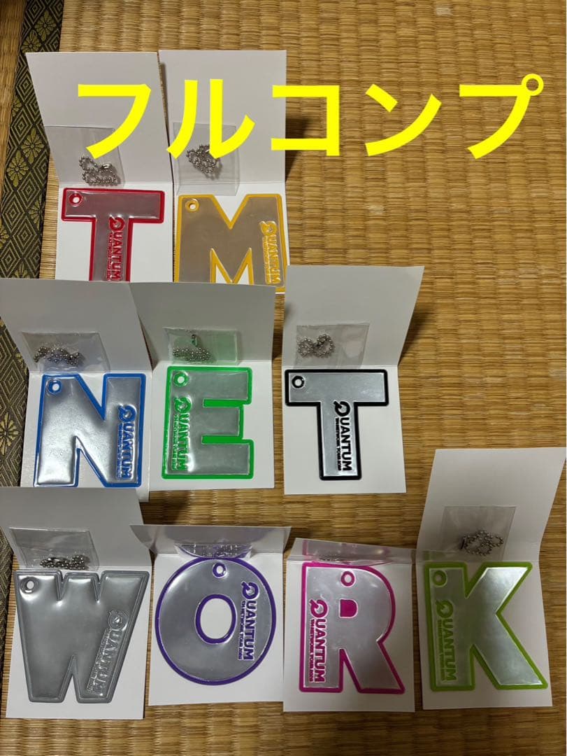 TM NETWORK リフレクター キーホルダー フル コンプ QUANTUM